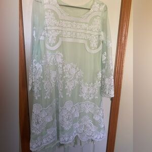 Stitched 3pc SANA SAFINAZ shalwar kameez sequins indian pakistani